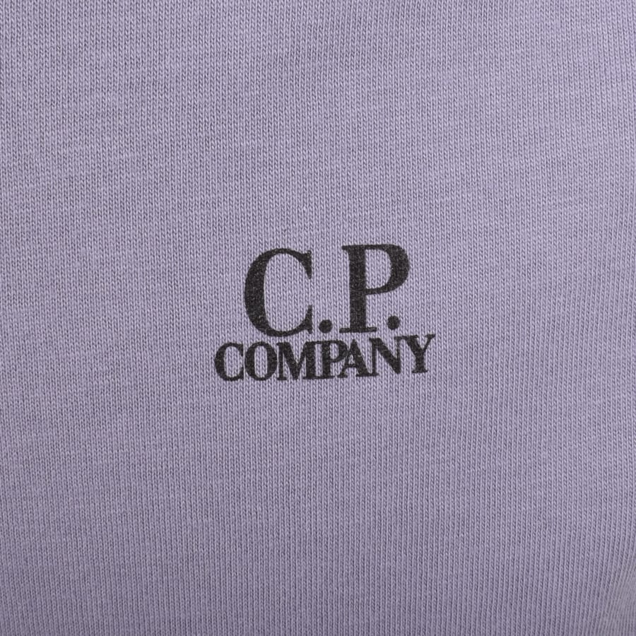 CP Company Jersey Back Goggle T Shirt Purple | Mainline